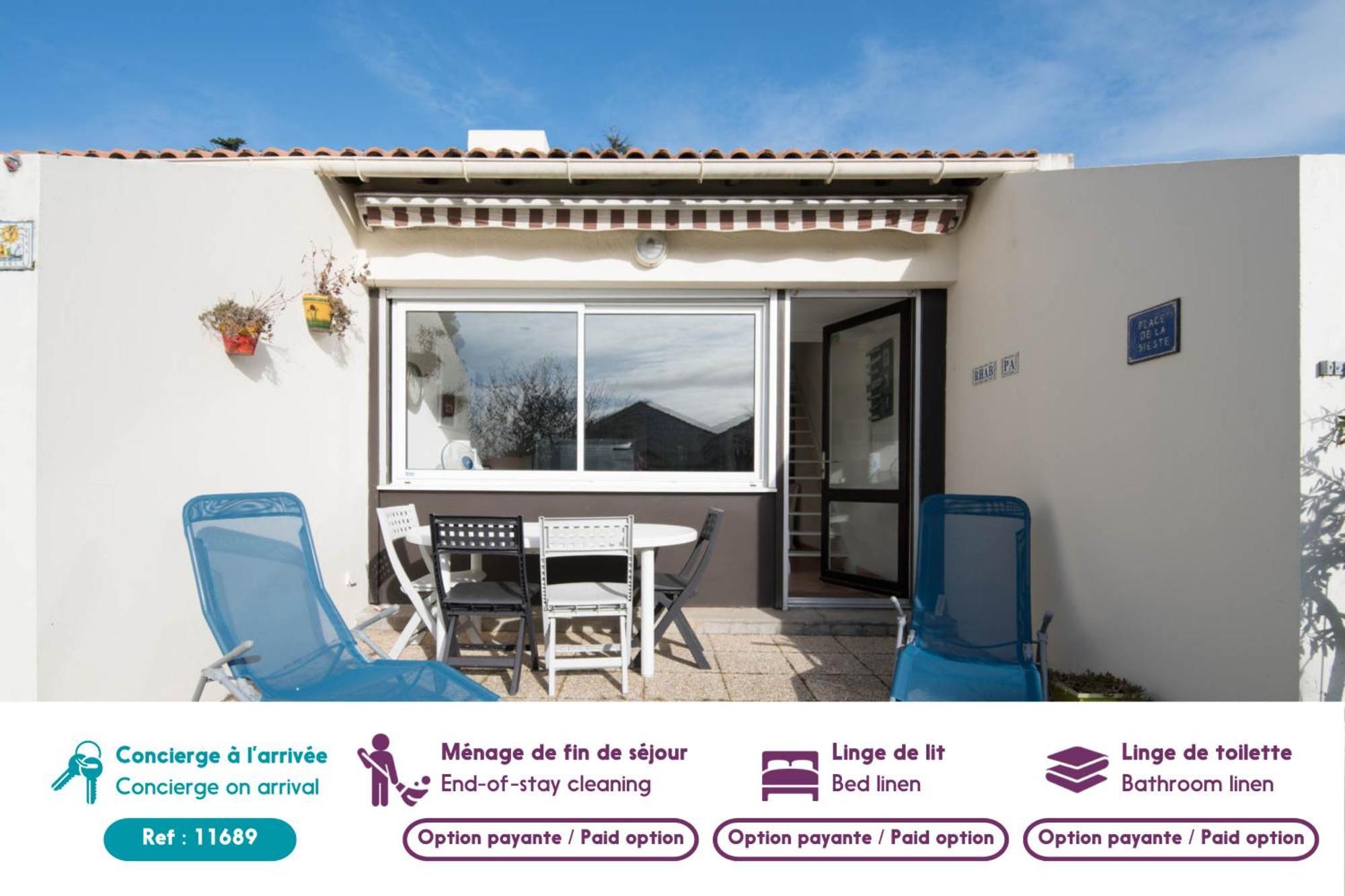 Maison Dans Residence Calme + Piscine A ปอร์นิก ภายนอก รูปภาพ